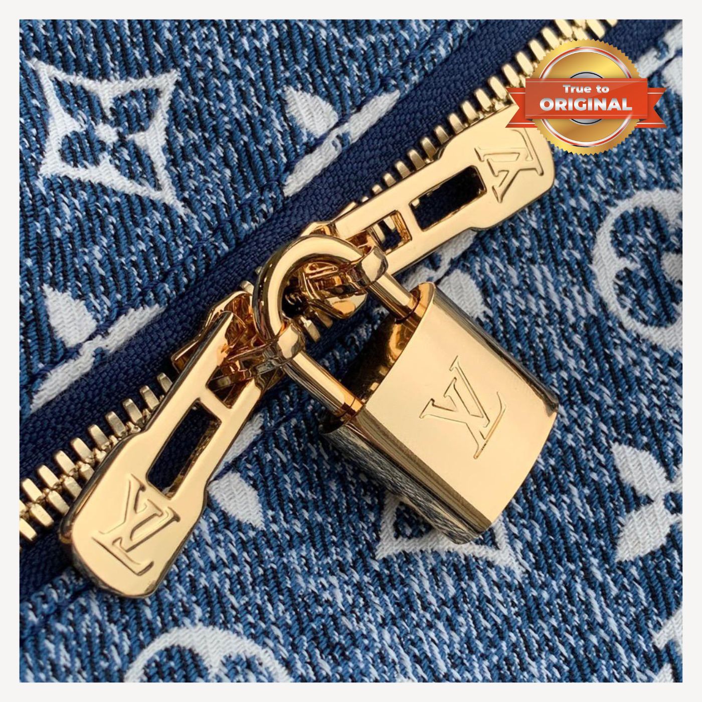 [True-to-ORIGINAL] Louis Vuitton Speedy Bandouliere 25 Monogram Denim Jacquard Navy Blue 9.8in/25cm